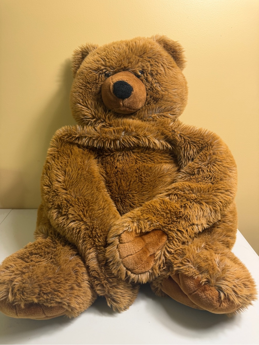 Melissa & Doug Large & Lovable Giant Plush Brown Teddy Bear Stuffed Animal